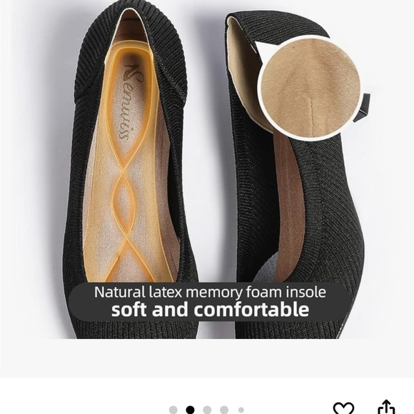 Semwiss Women's Low Heel Classic Pumps Pointed Toe Kitten Heels Shoes - Picture 6 of 9